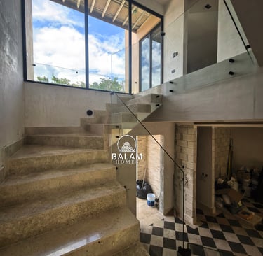 Recámara en casa de lujo en Ciudad Mayakoba Playa del Carmen con diseño elegante y ambiente exclusiv