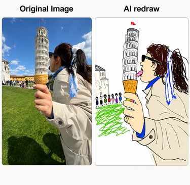 Make a doodle out of a real life picture
