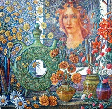 Борис Вінтенко, «Флора і атрибути мистецтва», 1978
