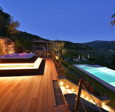 villa with pool view curated by Francesco Margaretini