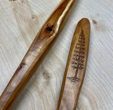 Kolorosing on spoon fir tree