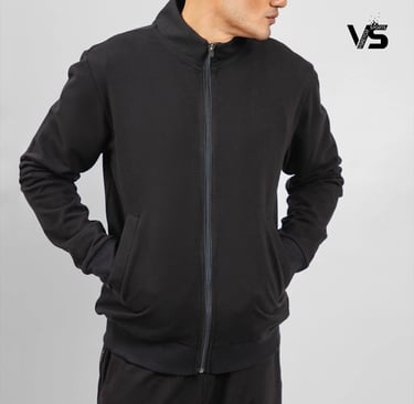 front zipper jacket