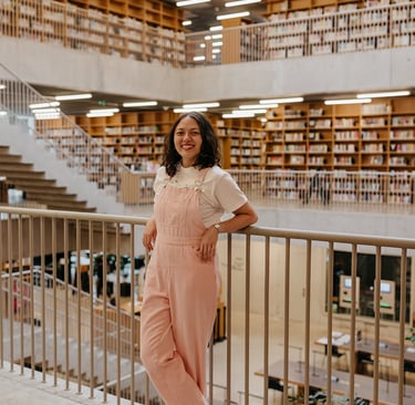 Lili Vanden Wijngaert van Lili schrijft in Utopia bibliotheek Aalst