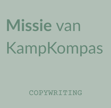 Missie van KampKompas