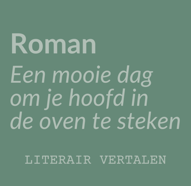 Roman 'Een mooie dag om je hoofd in de oven te steken'