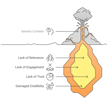 generic content can damage your credibility