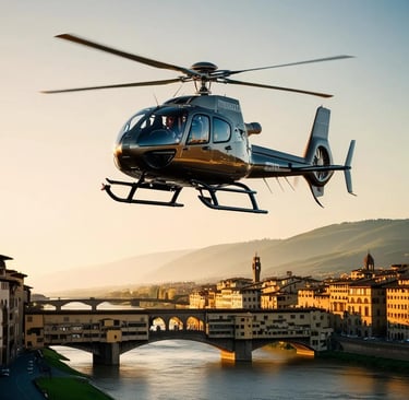  Luxury helicopter tour over Florence and the Tuscan countryside, offering breathtaking aerial views of historic landmarks an