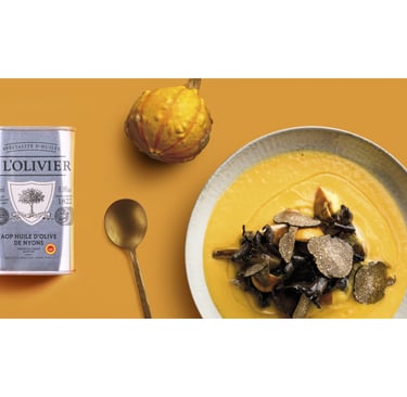 a l'olivier huile d'olive de nyons purée truffe