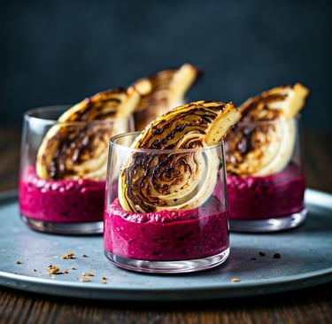 Charred Cabbage on Mousse