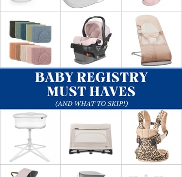 Baby Registry must have items list