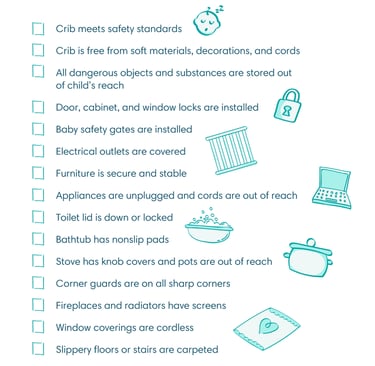 Babyproofing checklist