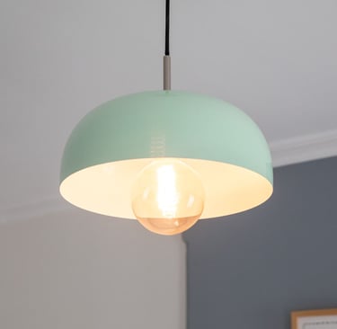 bright white ceiling light