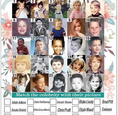celebrity baby shower game