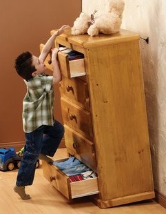 tipping furniture