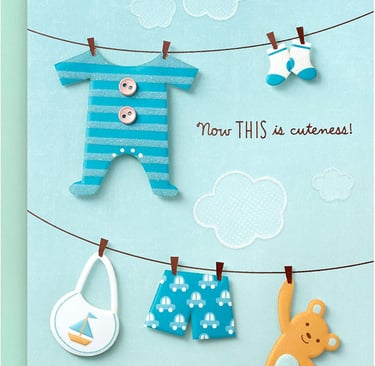 Hallmark Baby Shower Card for Boy