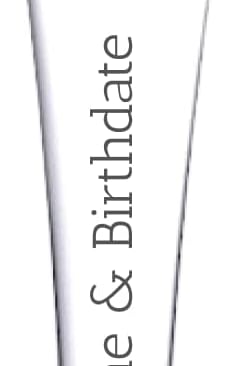 Personalized Baby Feeding Spoon | Custom Engraving Name & Birthdate 