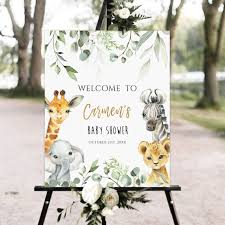 baby shower sign