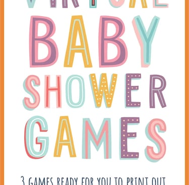 virtual baby shower games list