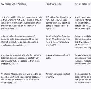 ypes of violations being targeted and the significant penalties being imposed.