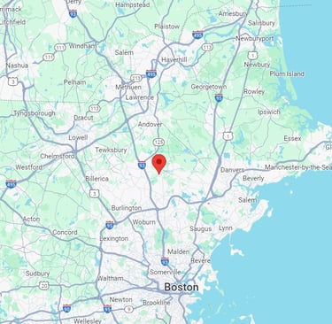 a map of boston, massachusetts, usa