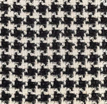 Chanel style fabrics, Yarn-dyed woollen tweed