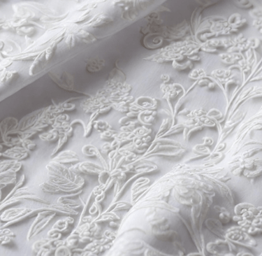 Embroidered fabric