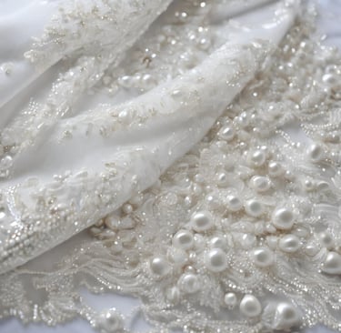 Beaded fabric