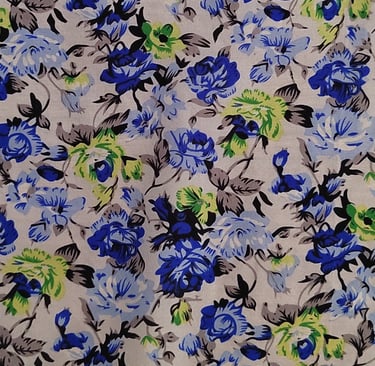 Floral Pattern Silk Printing Fabric