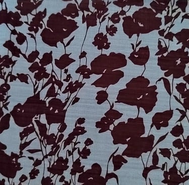 Floral Pattern Silk Printing Fabric