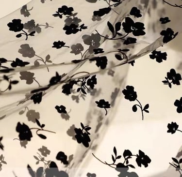 Flocked fabric