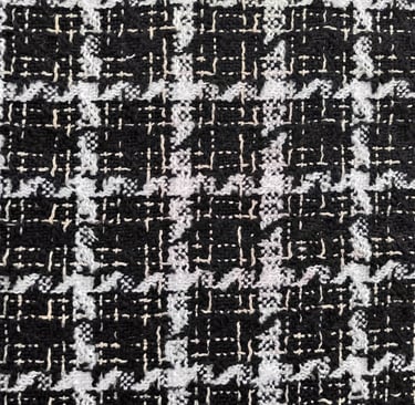 Chanel style fabrics, Yarn-dyed woollen tweed