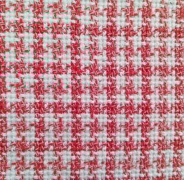 Chanel style fabrics, Yarn-dyed woollen tweed