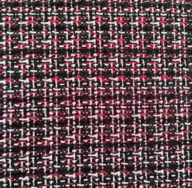 Chanel style fabrics, Yarn-dyed woollen tweed
