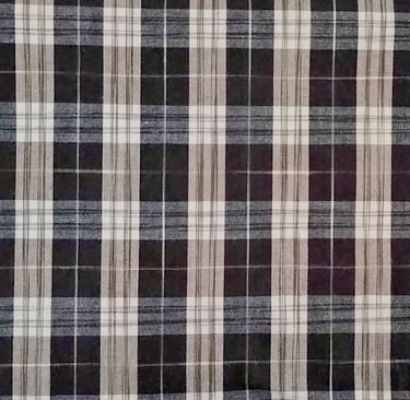 a plaid checkered plaidered fabric with a black and white checkered plaid