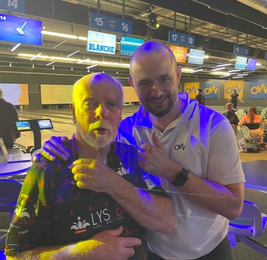 Dany avec Sébastien Henry Champion de France