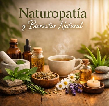 tratamientos de naturopatía y bienestar integral.
