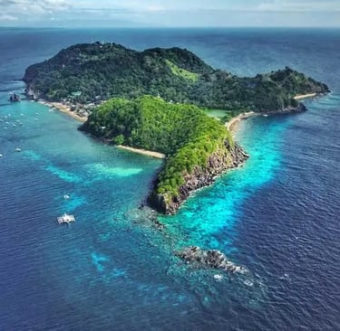 Vista cenital de la Isla de Apo