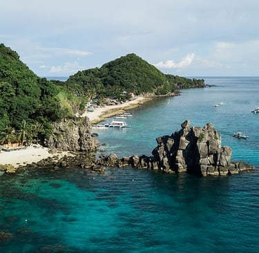 Vista de Apo Island