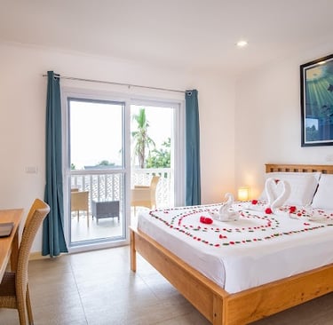 Seaview hotel room