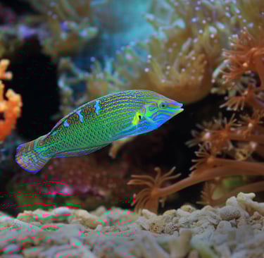 Observa Corales y Peces de Colores de Cerca