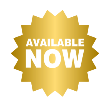 An 18-point gold star with the words "Available Now" written in the centre of it