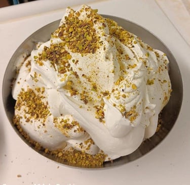 Glace fleur d'oranger au lait de chèvre