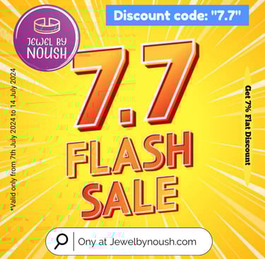 Discount code : " 7.7 "