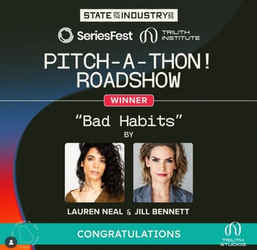 Bad Habits won the Series Fest Pitch a thon Roadshow in Atlanta