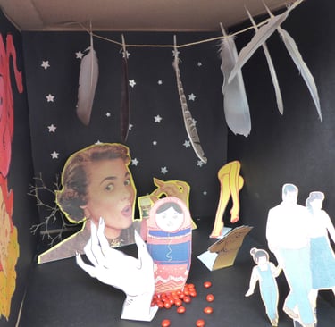 creative expression of the understanding of gender by one of the students involved in this project