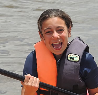 Kayacs en Campamento de Verano