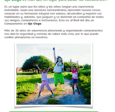 Folleto Campamento 2025