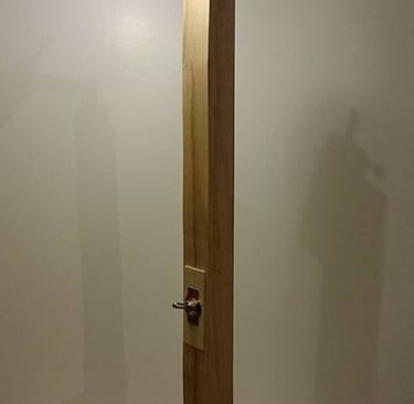 a lamp that is sitting on a table