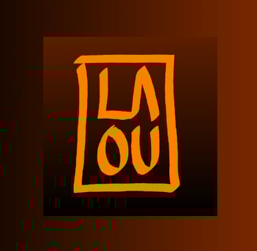 a picture of a logo for laou création