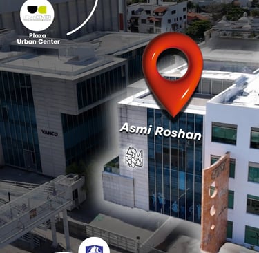 a building with a pinpoint map of a building